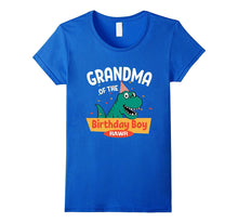 Grandma of the Birthday Boy T-Shirt Dinosaur Raptor Shirt