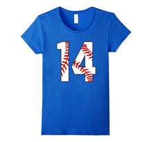 #14 Baseball 14th Birthday Fourteen Baseball Mom T-Shirt