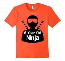6 Year Old Ninja Birthday Gift Idea for Kids T-Shirt