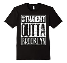 Straight Outta Brooklyn T-Shirt Cool Mens or Women Gift Tee