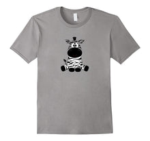Cute Zebra Baby Sitting on T-Shirt Is Adorable Gift