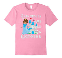 Princesses Are Born in October Fairytale T-Shirt