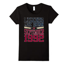 Legends Born in September 1992 - 25th Gift 25 Yrs Years Old