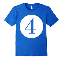 Number 4 T-Shirt for Adults & Kids