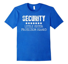 Big Brother Gift Ideas Little Sister Protection Squad Shirt
