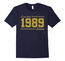 Born in 1989 Limited Edition Glitter Text Birthday Shirt