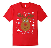 CHRISTMAS REINDEER-SNOW-SNOWFLAKES- Costume T Shirt