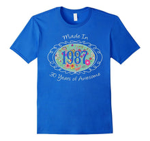 30th Birthday Gifts for Her Woman 1987 40 Bday Gift Tshirt