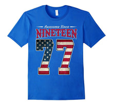 40th Birthday Awesome Since 1977 Tee Shirt