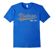45th Birthday Gift Shirt Vintage Since 1972 45 Year Old Tee