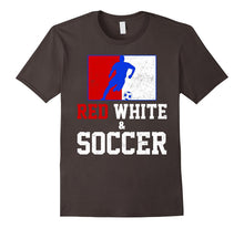 Patriotic Red White and Soccer T-Shirt