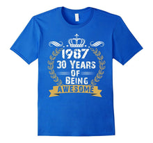 Happy 1987 My 30th Birthday Gift Ideas T Shirt