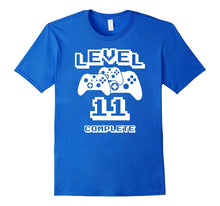 Gamer 11th Birthday Level 11 Complete Funny Gaming Tee Shirt