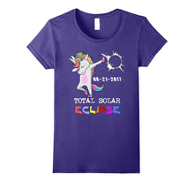 August 21 Solar Total Eclipse Funny Dabbing Unicorn T Shirt