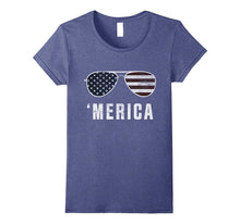 Merica Patriotic Sunglasses T Shirt
