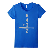 6 4 3 2 BASEBALL Shirt Funny Baseball Math Tshirt Clothing