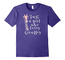 Just a Girl Who Loves Giraffes Tshirt