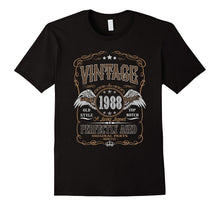 29th Birthday Gift TShirt Vintage 1988 - 29 Years Old Shirt