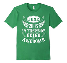 12 Year Old Kid Born in June 2005 Awesome Birthday T Shirt