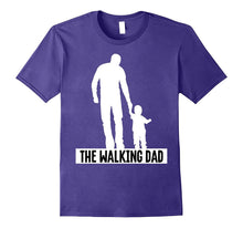 Mens the Walking Dad - With Kid - White T-Shirt