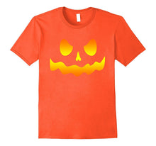 Funny Pumpkin Face T Shirt Halloween Jack O Lantern