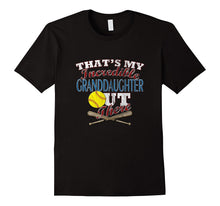 Distressed Softball Granddaughter, Grandma & Grandpa T-Shirt