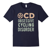 OCD Obsessive Cycling Disorder Distressed Bicycle T Shirt