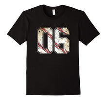 #06 Baseball Jersey Number 06 Retro Vintage T-Shirt