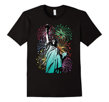 4th of July Fireworks Statue of Liberty T-Shirt