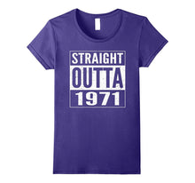 Straight Outta 1971 Birthday Gift Idea Funny T-Shirt