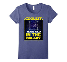 Coolest 12 Years Old in the Galaxy Funny 12nd Birthday Shirt