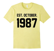 Happy 1987 My 30 Th Birthday Gift Ideas Tshirt for Lover