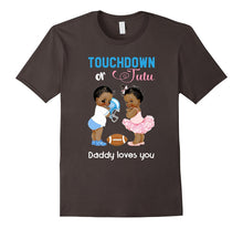 Mens Cute Ethnic Touchdown or Tutu Daddy Loves You T-Shirt