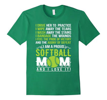 I Am a Proud Softball Mom and I Love It T-Shirt