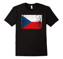 Flag of CZECH REPUBLIC Country Vintage Distressed T-Shirt