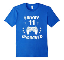 Level 11 Unlocked Gamer Shirt 11 Yrs Old Bday 11th Birthday