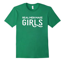 Mens New Baby Real Men Make Girls Men's T Shirt Gift Shower Dad