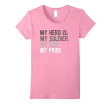 Proud Army Mom Dad Shirt Son Soldier Hero Boy Apparel