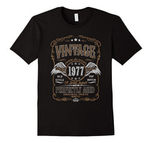 40th Birthday Gift TShirt Vintage 1977 - 40 Years Old Shirt