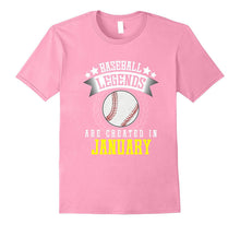 Funny Baseball Legends Are Created in January T-Shirt Meme