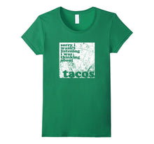 Distracted by Taco Not Listening Funny Sarcasm T-Shirt