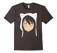 Anime Face Cat Shirt, Manga Lover Otaku Style Japanese Gift