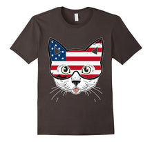 4th of July Cute Cat Independence Day T Shirt