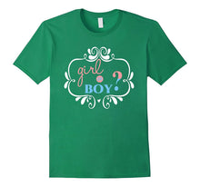 Boy or Girl Pregnancy Baby Announcement Gender Reveal Tshirt