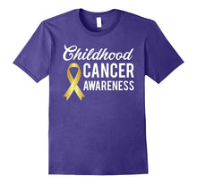 Childhood Cancer Awareness T-Shirt Pediatric Cancer Gold