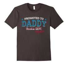 Mens Promoted to Daddy Again Shirt. Dad Again Gifts Funny