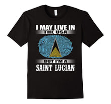 DNA SAINT LUCIAN Flag Gifts Tshirts