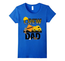 Crew Dad T-Shirt - Construction Birthday Party - Dump Truck