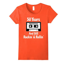 50th Wedding Anniversary Gift 50 Years T-Shirt Cassette Tape