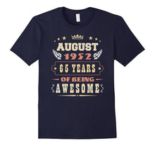 65 Years Old August 1952 65th Birthday Great Gift T-Shirt